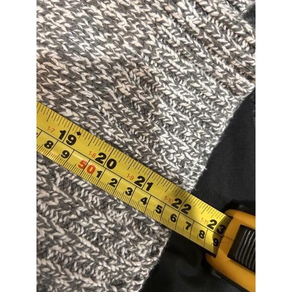 Women's Lands End Heather Gray Turtleneck Long Sleeve Sweater Size Medium Petite - Picture 5 of 5